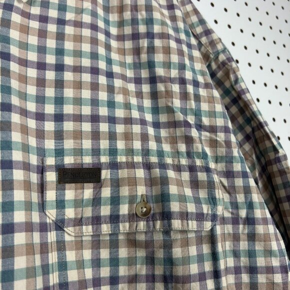 Pendleton Long Sleeve Button Shirt Size XL‎ Plaid Checkered Spring Board Casual - Picture 3 of 7